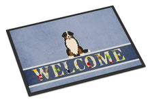 Load image into Gallery viewer, Bernese Mountain Dog Welcome Doormat - 18x27 Decorative Floor Mat – Indoor/Outdoor Rug with Artistic Flair BB5617MAT