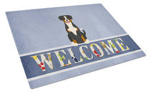 Load image into Gallery viewer, Entlebucher Welcome Glass Cutting Boards – Durable, Decorative Kitchen Art Large BB5619LCB