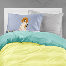 Load image into Gallery viewer, Beagle Tricolor Welcome Fabric Standard Pillowcase – Artistic Decorative Front, White Back BB5621PILLOWCASE