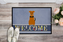 Load image into Gallery viewer, Airedale Welcome Doormat - 18x27 Decorative Floor Mat – Indoor/Outdoor Rug with Artistic Flair BB5622MAT