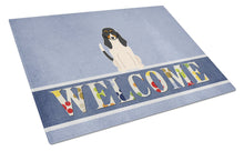 Load image into Gallery viewer, Swiss Hound Welcome Glass Cutting Boards – Durable, Decorative Kitchen Art Large BB5625LCB