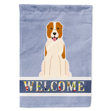 Load image into Gallery viewer, Central Asian Shepherd Dog Welcome Flag Canvas House Size BB5630CHF