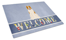 Load image into Gallery viewer, Central Asian Shepherd Dog Welcome Glass Cutting Boards – Durable, Decorative Kitchen Art Large BB5630LCB