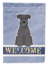 Load image into Gallery viewer, Miniature Schanuzer Black Welcome Garden Flag - Outdoor Decorative Yard Flag BB5632GF