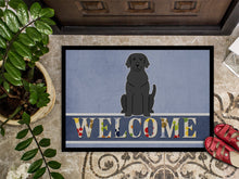 Load image into Gallery viewer, Black Labrador Welcome Doormat - 18x27 Decorative Floor Mat – Indoor/Outdoor Rug with Artistic Flair BB5638MAT