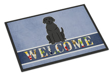 Load image into Gallery viewer, Black Labrador Welcome Doormat - 18x27 Decorative Floor Mat – Indoor/Outdoor Rug with Artistic Flair BB5638MAT