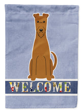 Load image into Gallery viewer, Irish Terrier Welcome Garden Flag - Outdoor Decorative Yard Flag BB5643GF