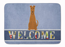 Load image into Gallery viewer, Irish Terrier Welcome Machine Washable Memory Foam Mat BB5643RUG