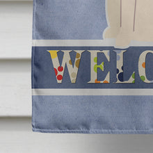 Load image into Gallery viewer, Irish Wolfhound Welcome Flag Canvas House Size BB5646CHF