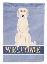 Load image into Gallery viewer, Irish Wolfhound Welcome Flag Canvas House Size BB5646CHF