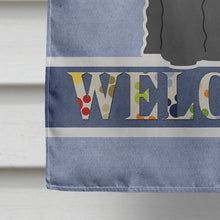 Load image into Gallery viewer, Giant Schnauzer Welcome Flag Canvas House Size BB5647CHF