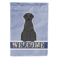 Load image into Gallery viewer, Giant Schnauzer Welcome Flag Canvas House Size BB5647CHF