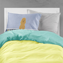 Load image into Gallery viewer, Poodle Tan Welcome Fabric Standard Pillowcase – Artistic Decorative Front, White Back BB5650PILLOWCASE
