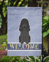 Load image into Gallery viewer, Poodle Black Welcome Garden Flag - Outdoor Decorative Yard Flag BB5652GF