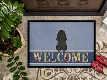 Load image into Gallery viewer, Poodle Black Welcome Doormat - 18x27 Decorative Floor Mat – Indoor/Outdoor Rug with Artistic Flair BB5652MAT