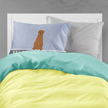Load image into Gallery viewer, Dogue de Bourdeaux Welcome Fabric Standard Pillowcase – Artistic Decorative Front, White Back BB5654PILLOWCASE