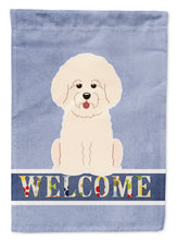 Load image into Gallery viewer, Bichon Frise Welcome Flag Canvas House Size BB5656CHF