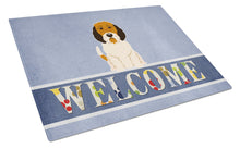 Load image into Gallery viewer, Petit Basset Griffon Veenden Welcome Glass Cutting Boards – Durable, Decorative Kitchen Art Large BB5660LCB