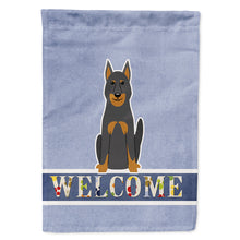Load image into Gallery viewer, Beauce Shepherd Dog Welcome Flag Canvas House Size BB5661CHF