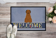 Load image into Gallery viewer, Briard Brown Welcome Doormat - 18x27 Decorative Floor Mat – Indoor/Outdoor Rug with Artistic Flair BB5663MAT