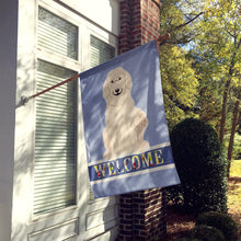 Load image into Gallery viewer, Great Pyrenese Welcome Flag Canvas House Size BB5664CHF