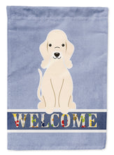 Load image into Gallery viewer, Bedlington Terrier Sandy Welcome Garden Flag - Outdoor Decorative Yard Flag BB5672GF