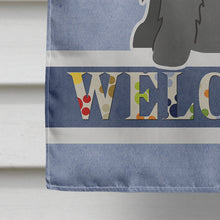 Load image into Gallery viewer, Cocker Spaniel Black Welcome Flag Canvas House Size BB5673CHF
