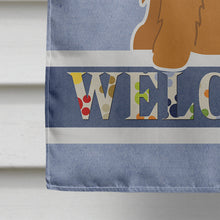 Load image into Gallery viewer, Cocker Spaniel Red Welcome Flag Canvas House Size BB5676CHF