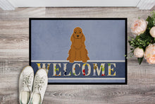 Load image into Gallery viewer, Cocker Spaniel Red Welcome Doormat - 18x27 Decorative Floor Mat – Indoor/Outdoor Rug with Artistic Flair BB5676MAT