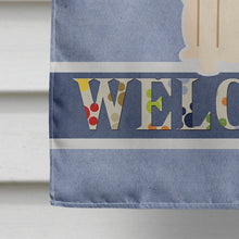 Load image into Gallery viewer, Smooth Fox Terrier Welcome Flag Canvas House Size BB5679CHF