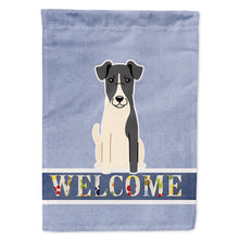 Load image into Gallery viewer, Smooth Fox Terrier Welcome Flag Canvas House Size BB5679CHF