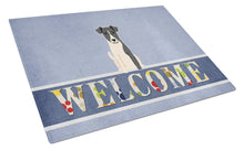 Load image into Gallery viewer, Smooth Fox Terrier Welcome Glass Cutting Boards – Durable, Decorative Kitchen Art Large BB5679LCB