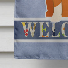 Load image into Gallery viewer, Corgi Welcome Flag Canvas House Size BB5681CHF