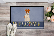 Load image into Gallery viewer, Wire Fox Terrier Welcome Doormat - 18x27 Decorative Floor Mat – Indoor/Outdoor Rug with Artistic Flair BB5682MAT