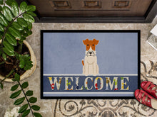 Load image into Gallery viewer, Wire Fox Terrier Welcome Doormat - 18x27 Decorative Floor Mat – Indoor/Outdoor Rug with Artistic Flair BB5682MAT
