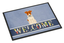 Load image into Gallery viewer, Wire Fox Terrier Welcome Doormat - 18x27 Decorative Floor Mat – Indoor/Outdoor Rug with Artistic Flair BB5682MAT