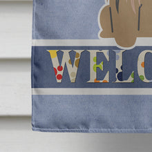 Load image into Gallery viewer, Pekingnese Tan Welcome Flag Canvas House Size BB5683CHF
