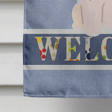 Load image into Gallery viewer, Pekingnese Black White Welcome Flag Canvas House Size BB5686CHF