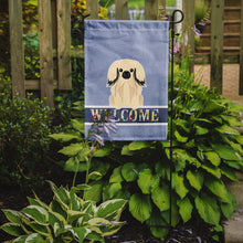 Load image into Gallery viewer, Pekingnese Cream Welcome Garden Flag - Outdoor Decorative Yard Flag BB5687GF
