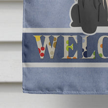Load image into Gallery viewer, Pekingnese Black Welcome Flag Canvas House Size BB5688CHF
