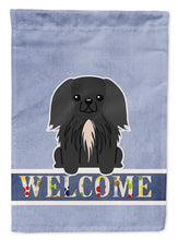 Load image into Gallery viewer, Pekingnese Black Welcome Garden Flag - Outdoor Decorative Yard Flag BB5688GF