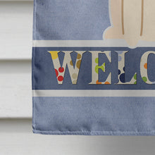 Load image into Gallery viewer, Jack Russell Terrier Welcome Flag Canvas House Size BB5689CHF