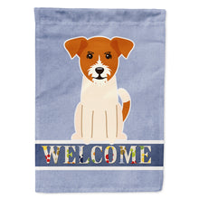 Load image into Gallery viewer, Jack Russell Terrier Welcome Flag Canvas House Size BB5689CHF