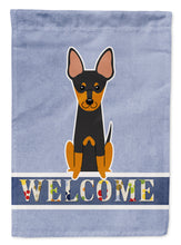 Load image into Gallery viewer, English Toy Terrier Welcome Garden Flag - Outdoor Decorative Yard Flag BB5690GF