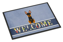 Load image into Gallery viewer, English Toy Terrier Welcome Doormat - 18x27 Decorative Floor Mat – Indoor/Outdoor Rug with Artistic Flair BB5690MAT