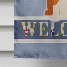 Load image into Gallery viewer, English Foxhound Welcome Flag Canvas House Size BB5691CHF