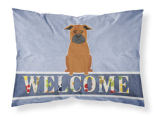 Load image into Gallery viewer, Chinese Chongqing Dog Welcome Fabric Standard Pillowcase – Artistic Decorative Front, White Back BB5692PILLOWCASE