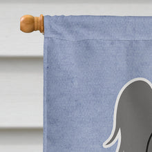 Load image into Gallery viewer, Chinese Crested Black Welcome Flag Canvas House Size BB5693CHF