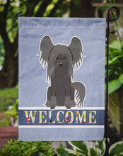 Load image into Gallery viewer, Chinese Crested Black Welcome Garden Flag - Outdoor Decorative Yard Flag BB5693GF