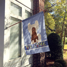 Load image into Gallery viewer, Chinese Crested Cream Welcome Flag Canvas House Size BB5694CHF